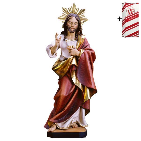 Jesus Saviour with Aura + Gift box - Colored