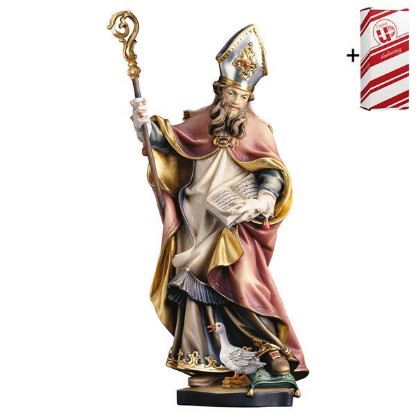 St. Martin with goose + Gift box - Colored