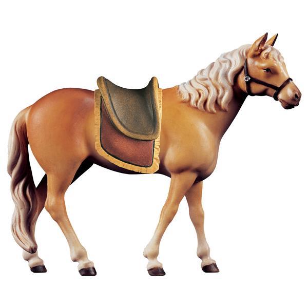 Horse Haflinger with saddle - Colored