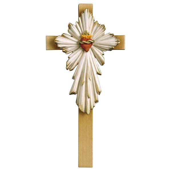 Cross Sacred Heart Jesus - Colored