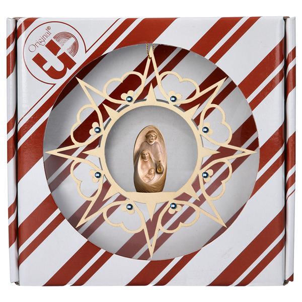 Pesebre Oriente Heart Star Crystal + Gift box - Colored