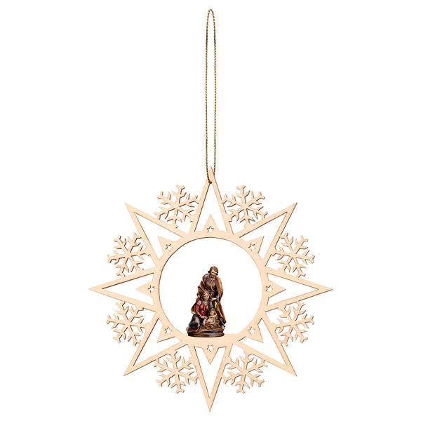 Nativity Baroque Crystal Star - Colored