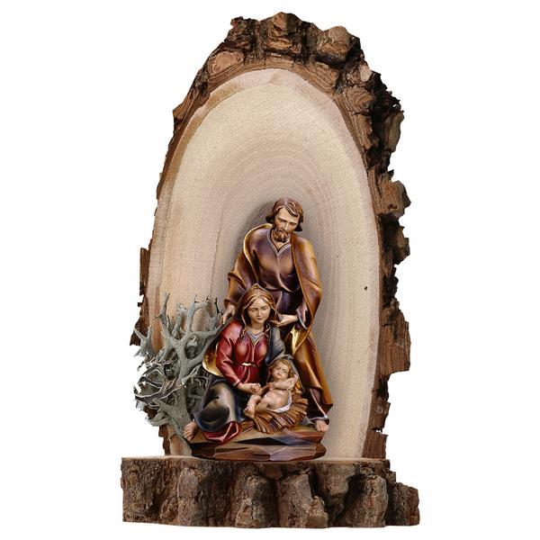 Nativity Baroque with backdrop elm - Colored