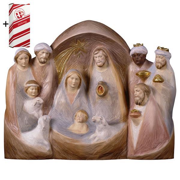 Nativity Occident + Gift box - Colored