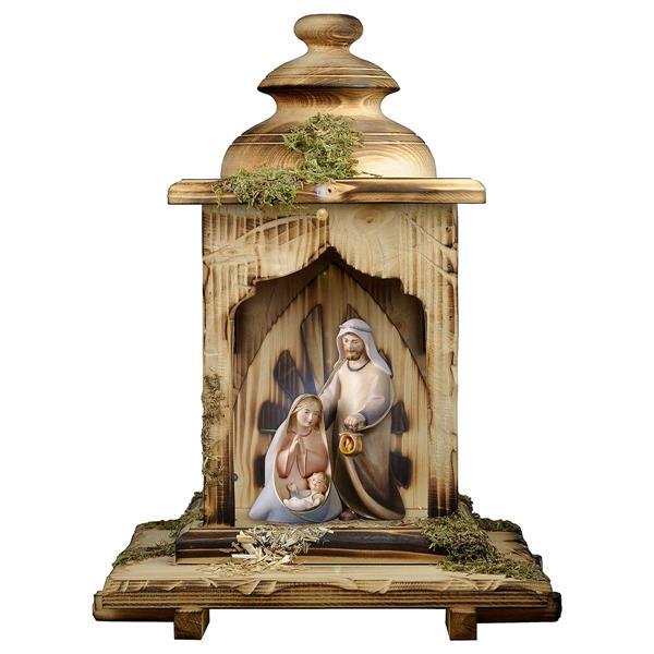 Nativity Comet 3 Pieces Lantern stable with light - Colored