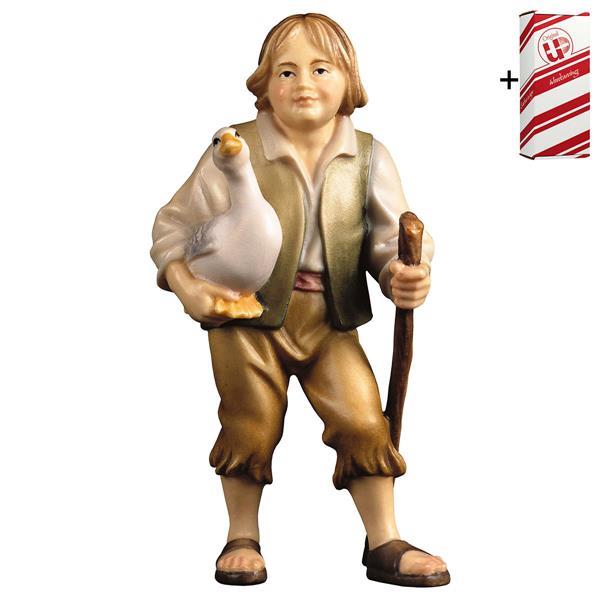 UL Child with goose + Gift box - Colored