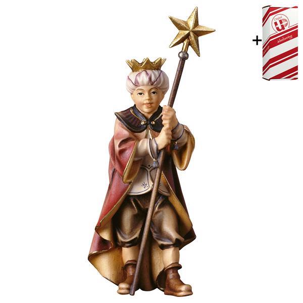 UL Carol Singer with star + Gift box - Colored
