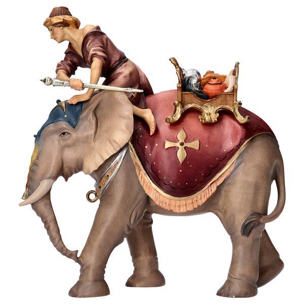 UL Elephant group with jewels saddle 3 Pieces - Colored