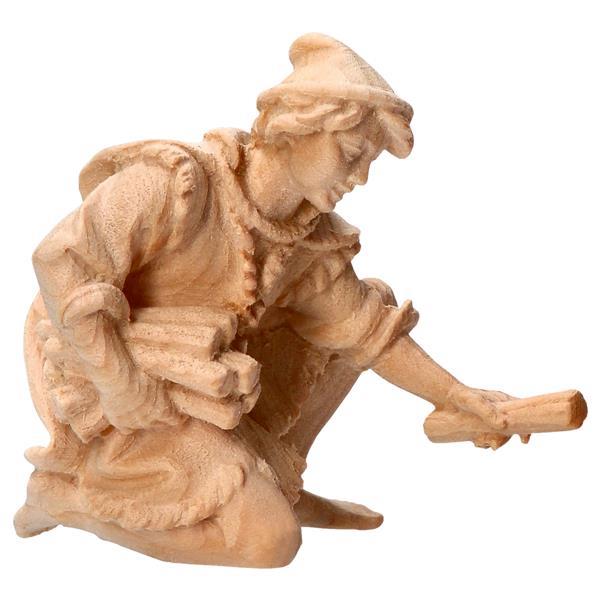 MO Kneeling herder with firewood - Natural-Pine