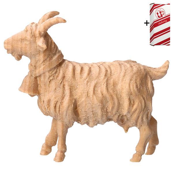 MO Goat with bell + Gift box - Natural-Pine