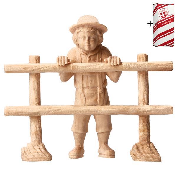 SH Looking child with fence 2 Pieces - Natural-Pine