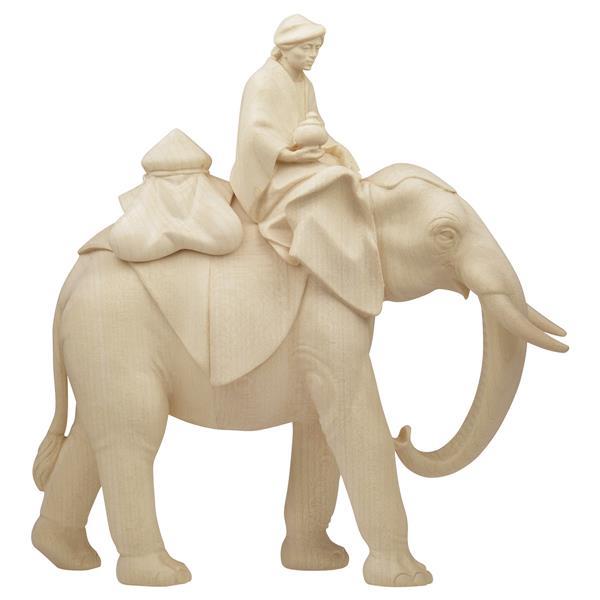 SA Elephant group with jewels saddle 3 Pieces - Natural