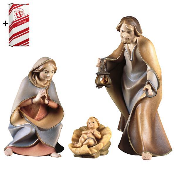 SA Holy Family 4 Pieces + Gift box - Colored