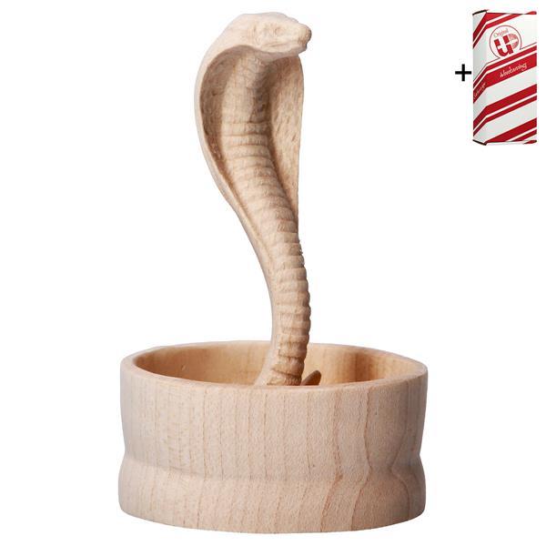 CO Snake inside basket + Gift box - Natural