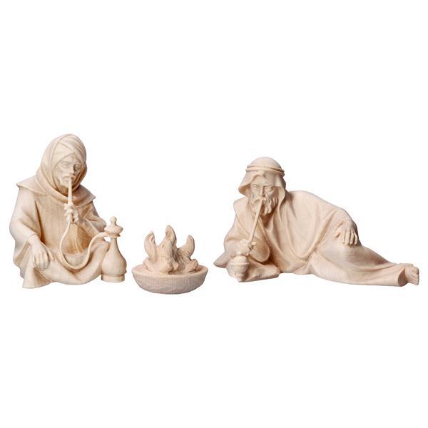 CO Group of herders at the fireplace 3 Pieces - Natural