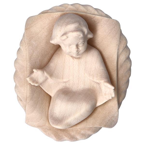 CO Infant Jesus and Manger 2 Pieces - Natural
