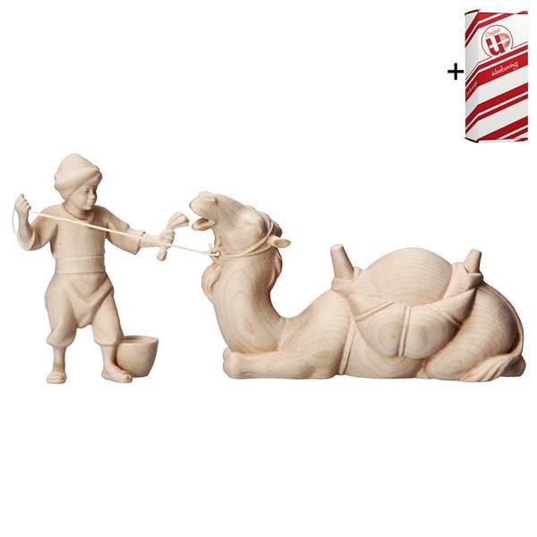 CO Lying camel group 2 Pieces + Gift box - Natural