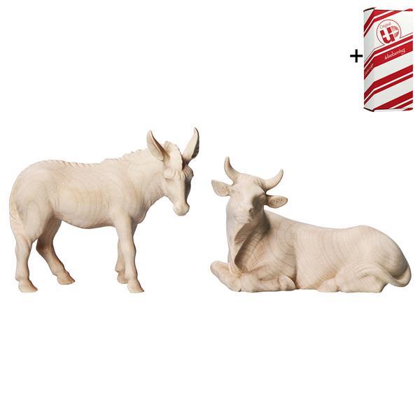 CO Ox and Donkey 2 Pieces + Gift box - Natural