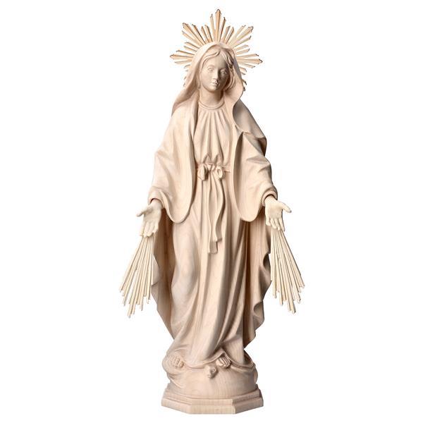 Nuestra Señora Milagrosa con rayos y Aureola - Natural