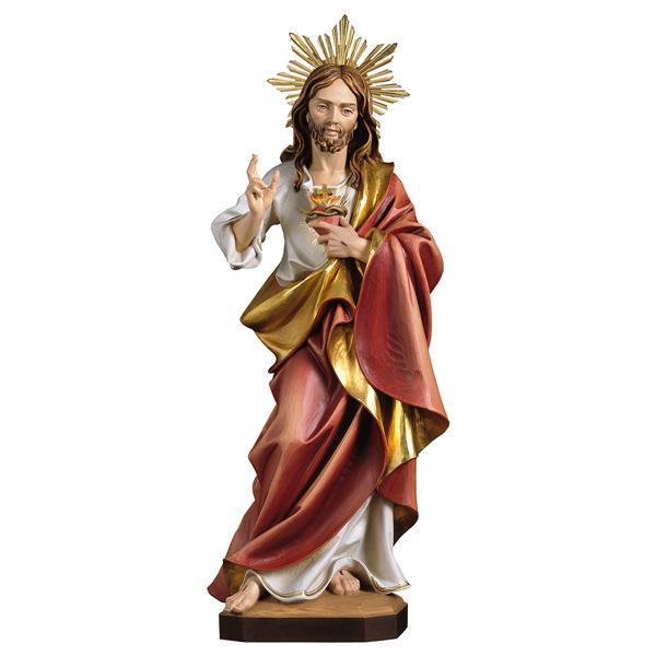 Sagrado Corazón Jesús con Aureola - Coloreado