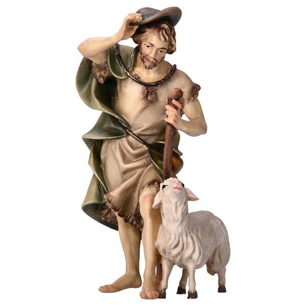 UL Pastor con bastón y oveja - Coloreado