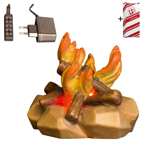 UL Fuego con luz + Transformador + Caja regalo - Coloreado