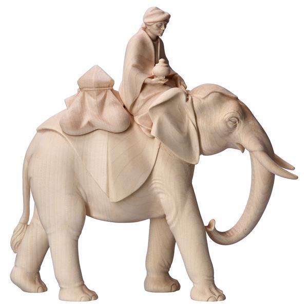 CO Grupo de Elefante con Silla adorno 3 Piezas - Natural