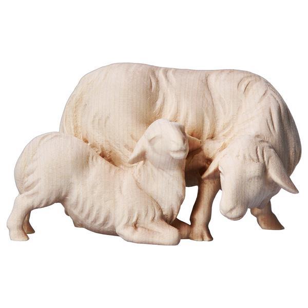 CO Mouton avec agneau à genoux - Naturel