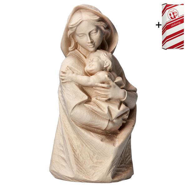 Buste de la Vierge à l enfant + Coffret cadeau - Naturel