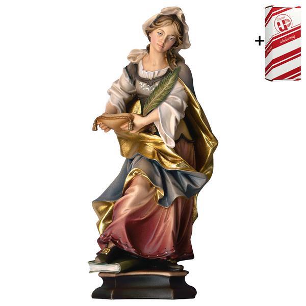 St. Claudia avec palmier + Coffret cadeau - Couleur