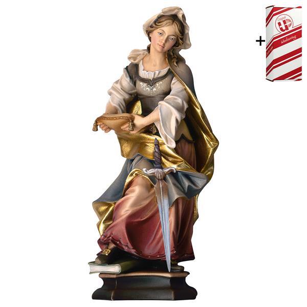 St. Sophie de Rome avec épée + Coffret cadeau - Couleur