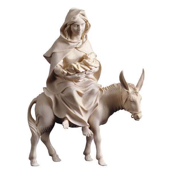 UL St. Marie sur un âne avec l'enfant Jésus et du parchemin - Naturel