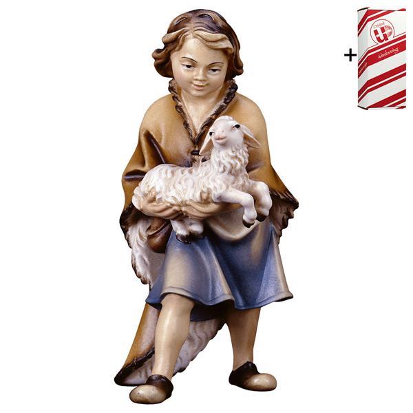 PA Bambino con agnello + Box regalo - Colorato