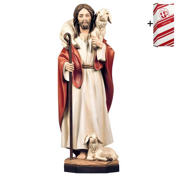 Gesù il Buon Pastore + Box regalo - Colorato