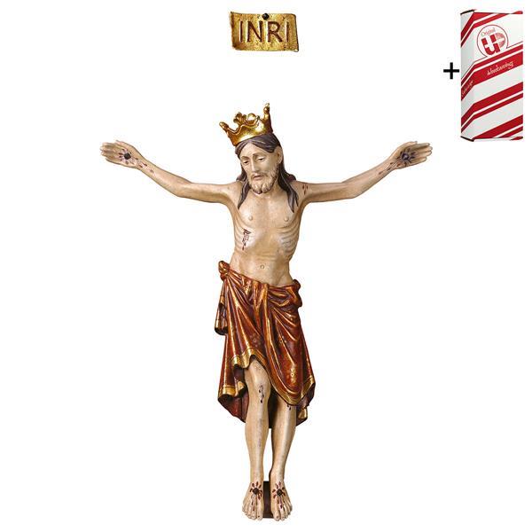 Corpo Romanico con corona + Box regalo - Oro Zecchino Antico